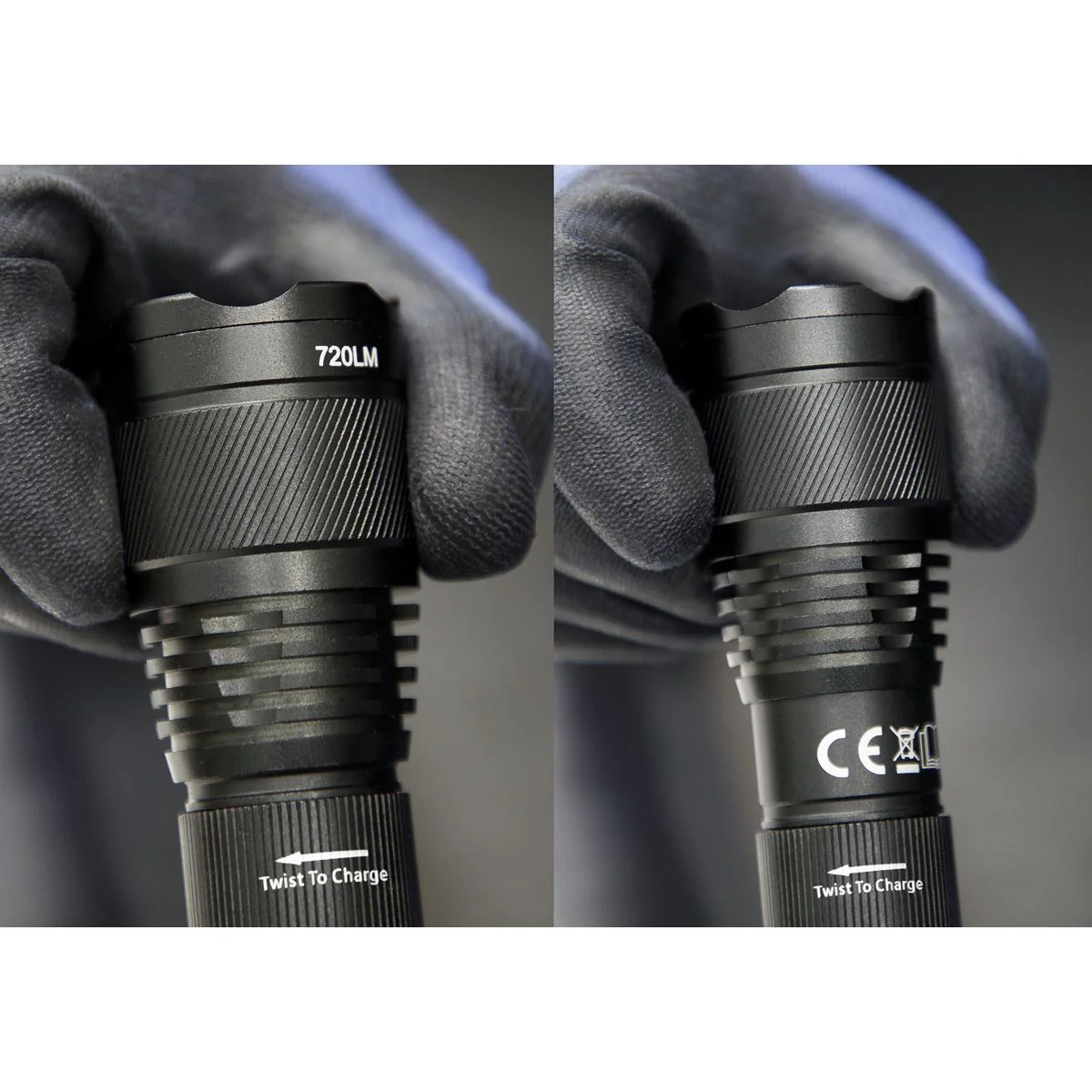 Sealey 10W Cree LED Rechargable USB Aluminium Torch Light Adjustable Focus - Image 13