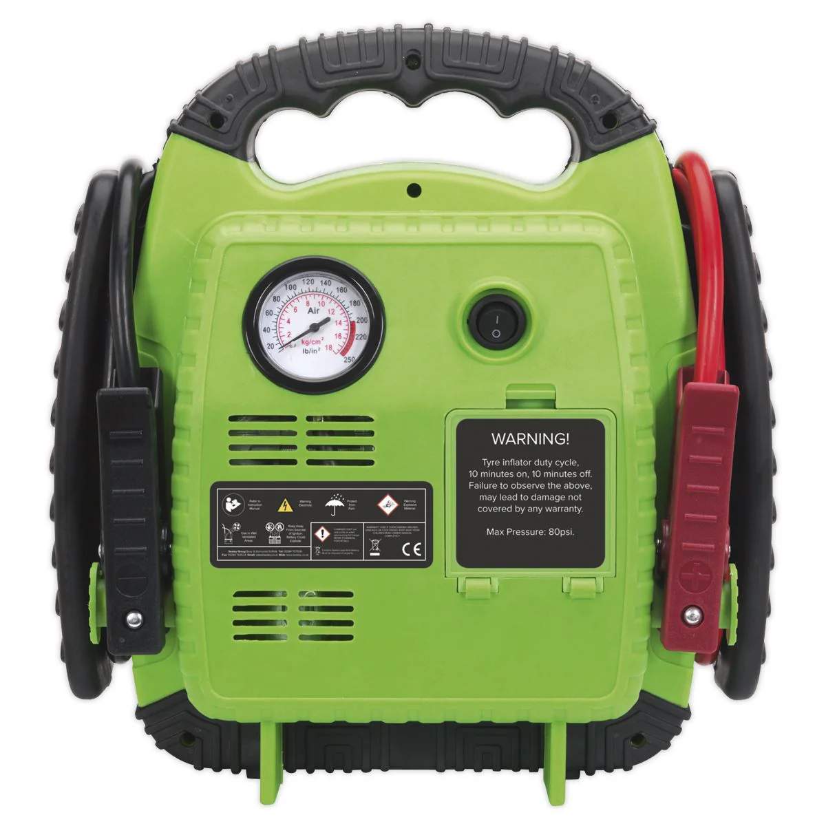 Sealey 12V RoadStart Emergency Power Pack 900 Peak Amps Car Battery Booster - Image 12