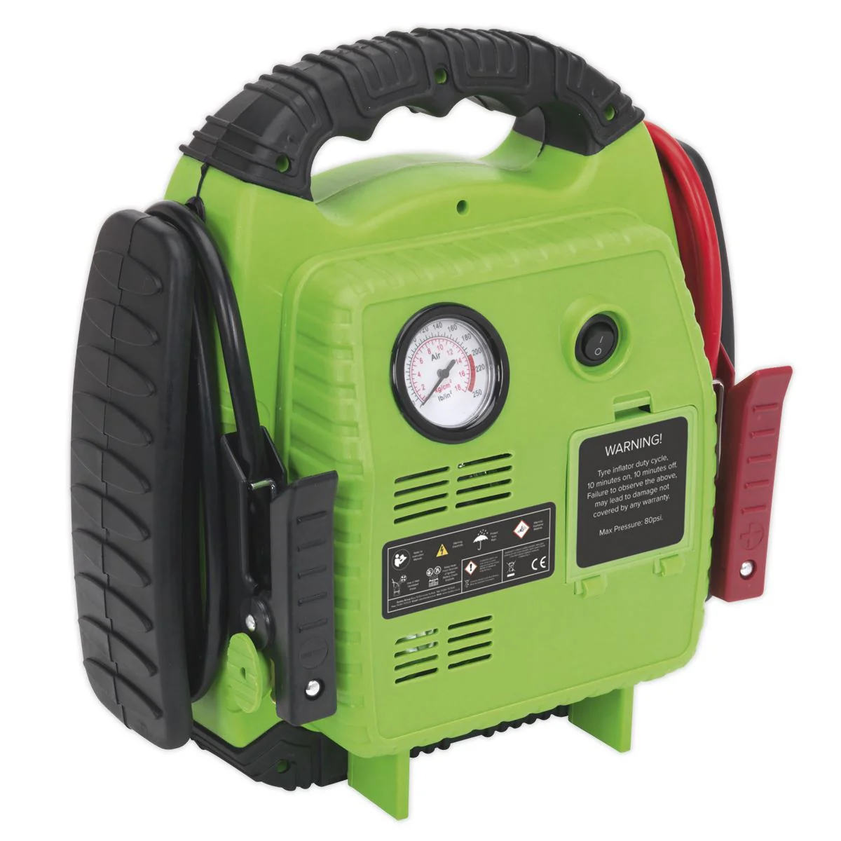 Sealey 12V RoadStart Emergency Power Pack 900 Peak Amps Car Battery Booster - Image 4