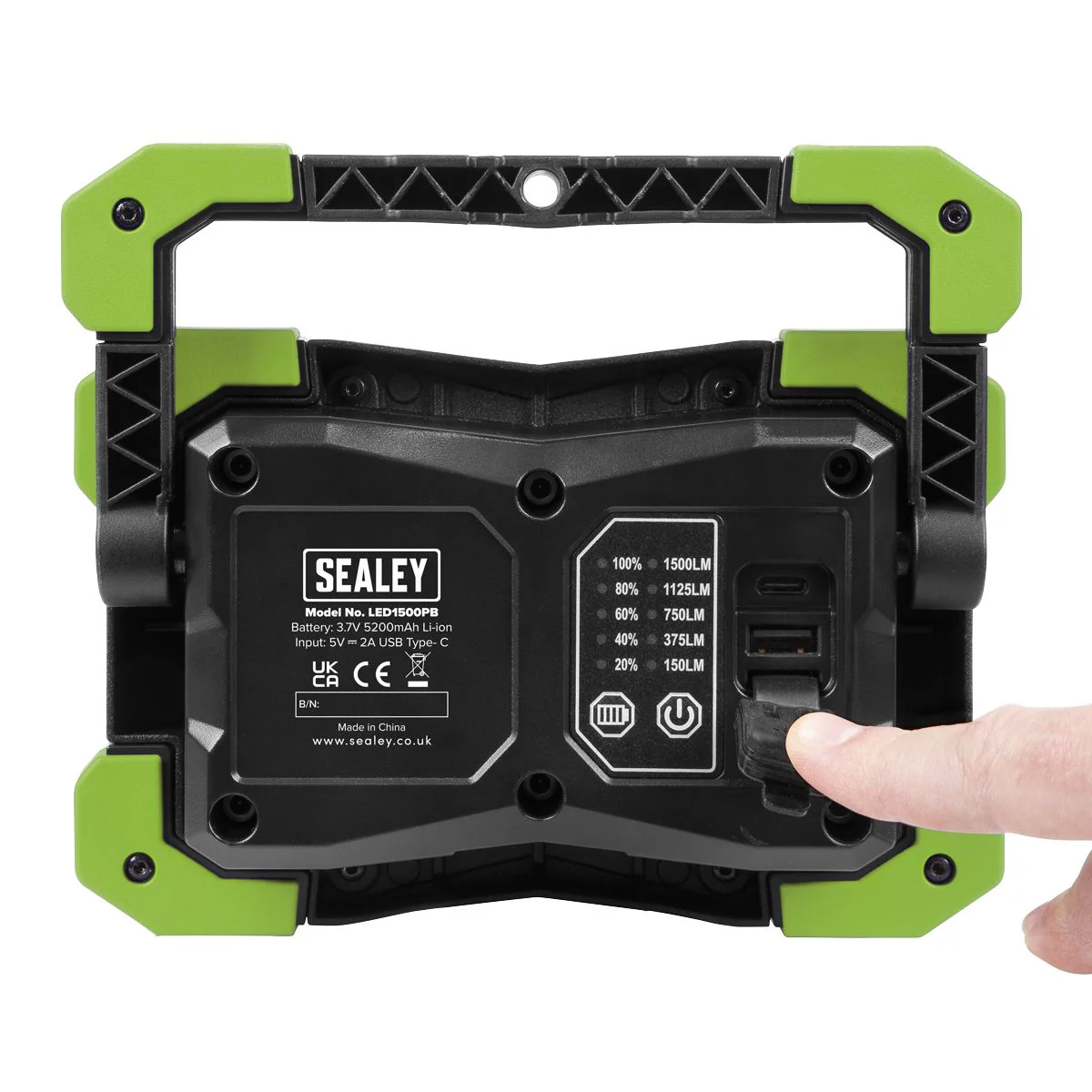 Sealey 15W COB LED Portable Floodlight and Power Bank LED1500PB - Image 2