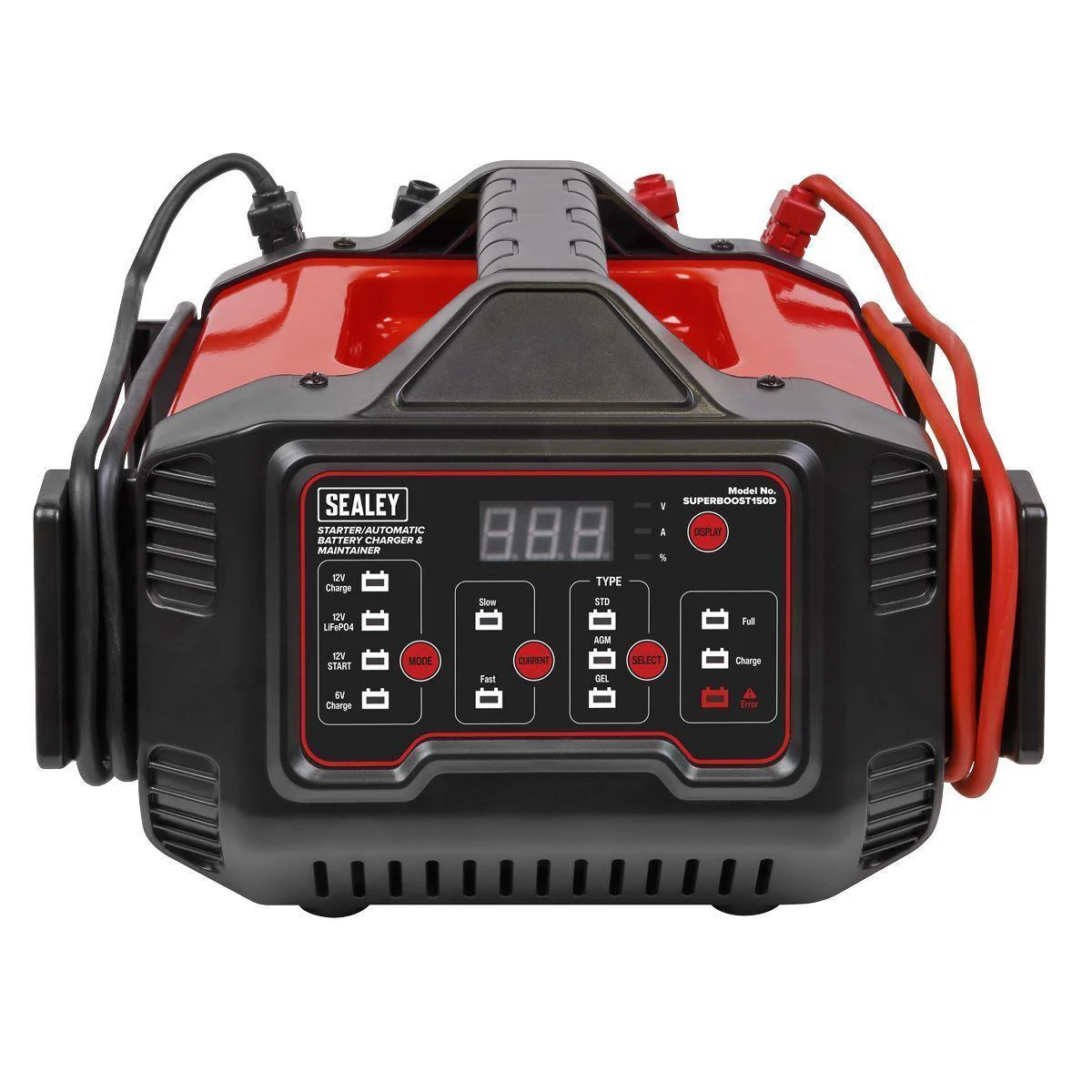 Sealey Battery Charger Automatic Maintainer 6/12V 150A Starter/15A - Image 5
