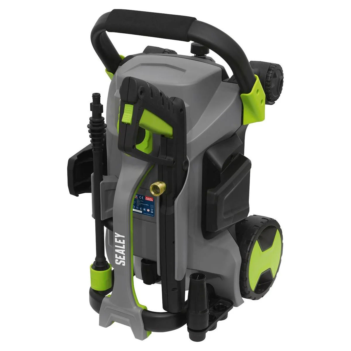 Sealey Pull-Along Pressure Washer 140bar with TSS PW2000PA - Image 6