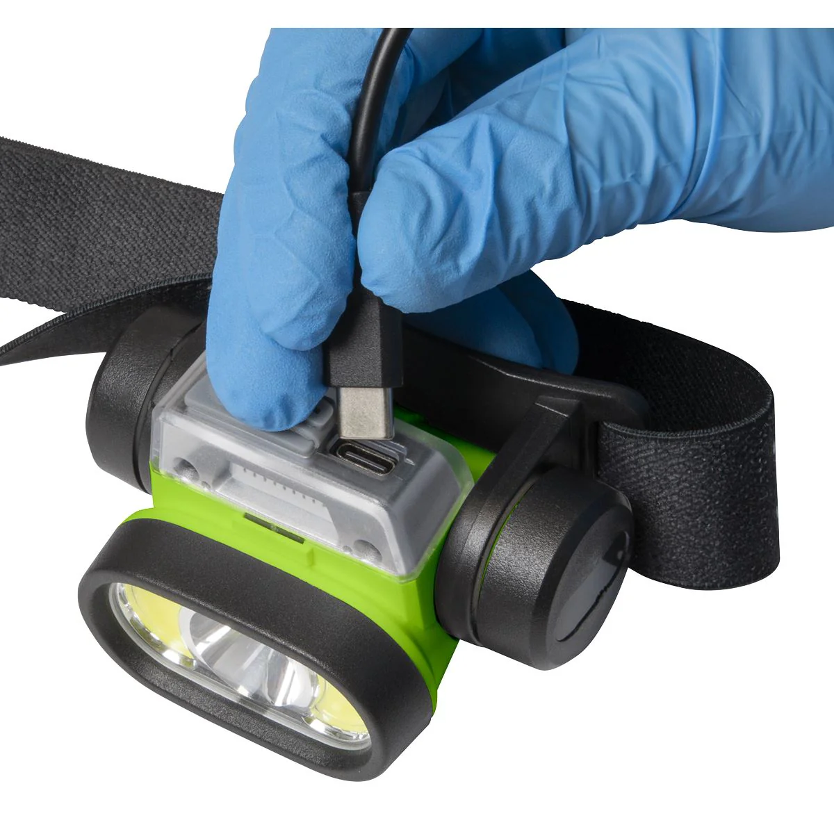 Sealey Rechargeable Head Torch with Auto-Sensor 5W & 3W COB LED HT400LED - Image 2