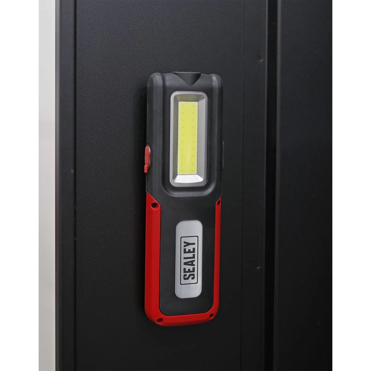 Sealey Rechargeable Inspection Lamp Red 5W COB+3W LED+Power Bank LED318R - Image 10