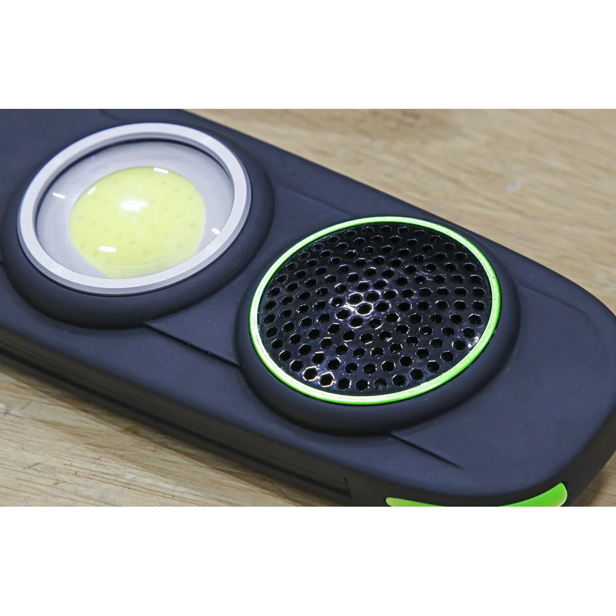 Sealey Rechargeable Torch Light Wireless Speaker 10W COB LED 500 Lumens Lamp - Image 6