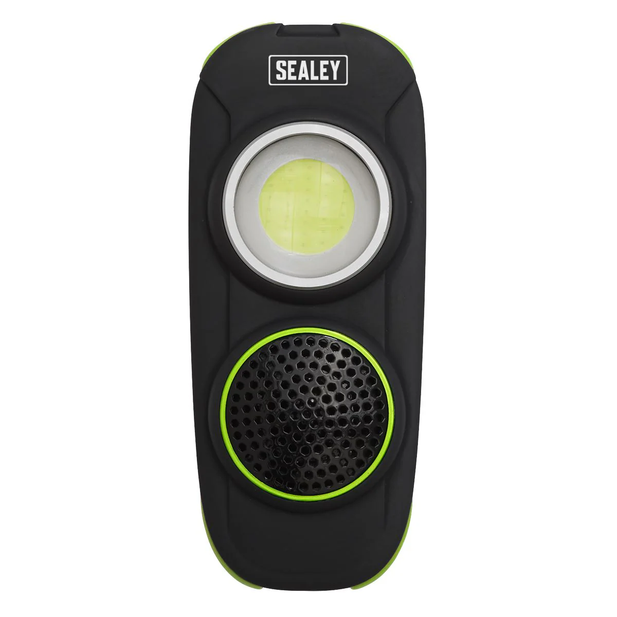 Sealey Rechargeable Torch Light Wireless Speaker 10W COB LED 500 Lumens Lamp - Image 8