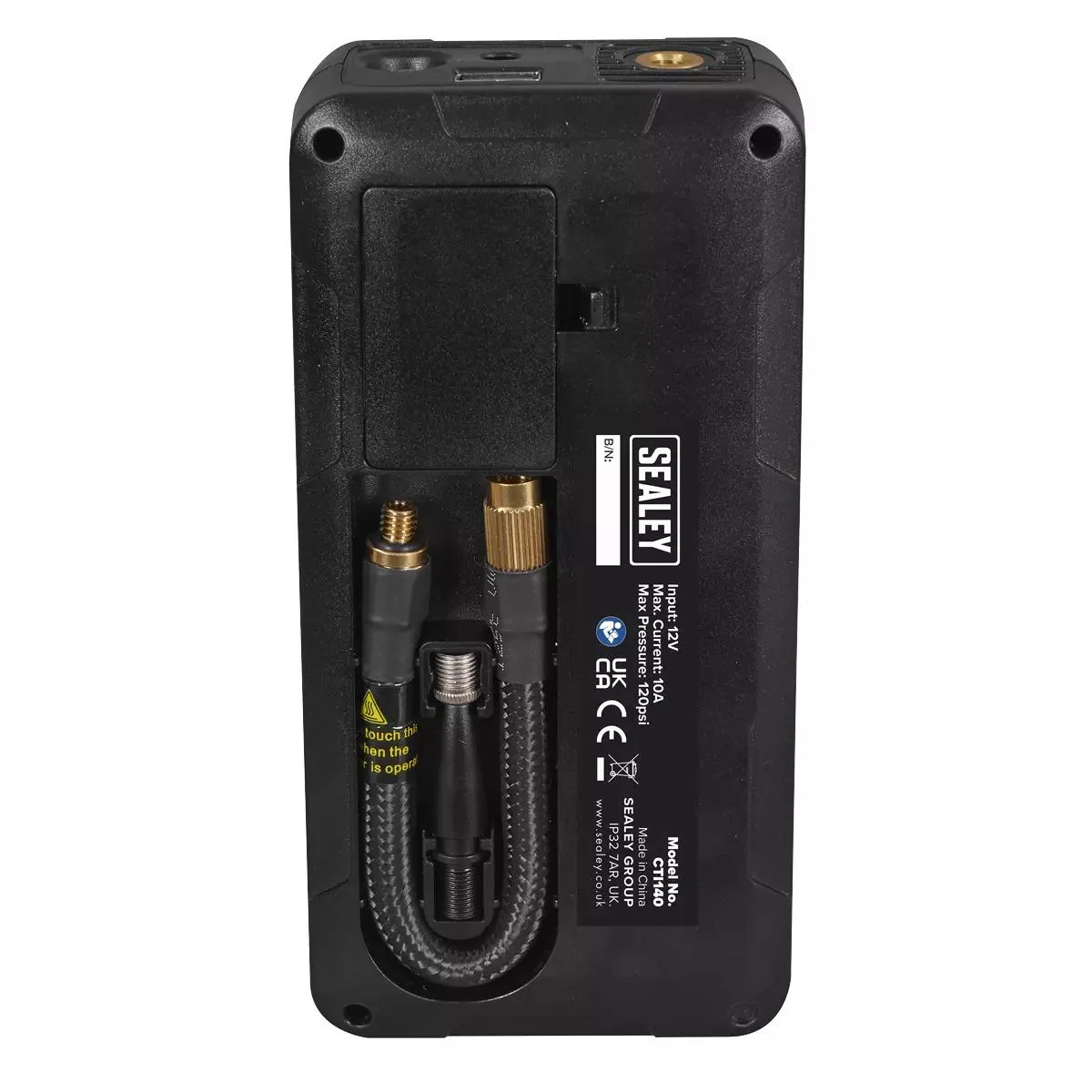 Sealey Tyre Inflator & Power Bank with Worklight Rechargeable 12v, CTI140 - Image 3