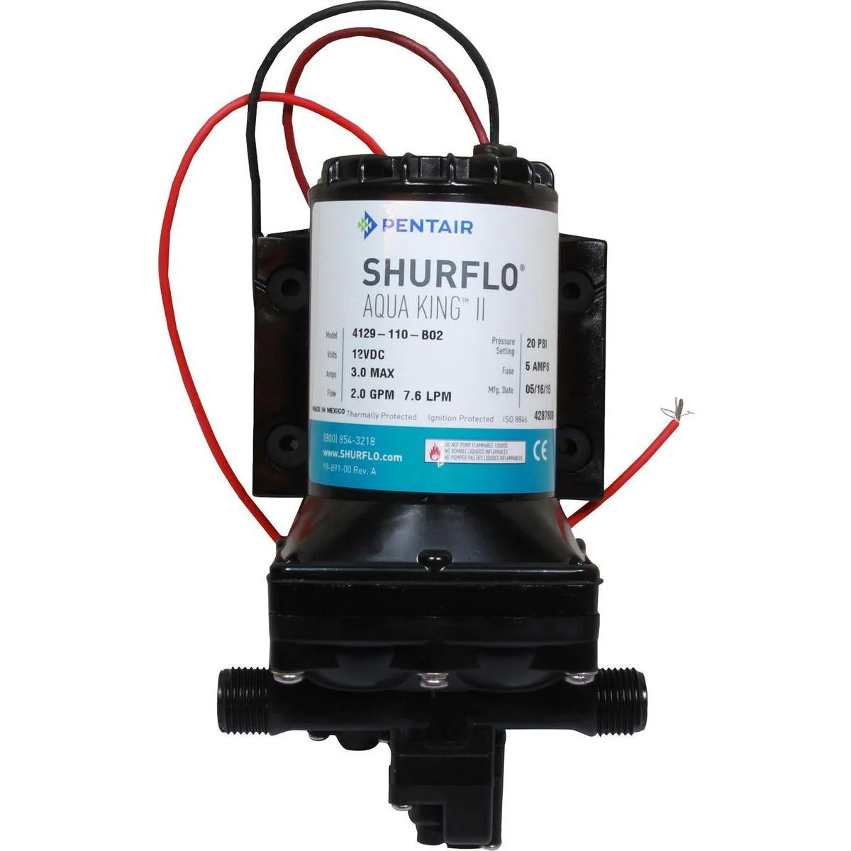 Shurflo Aqua King 2 Junior 12V 7.6 LPM 20PSI - Image 5