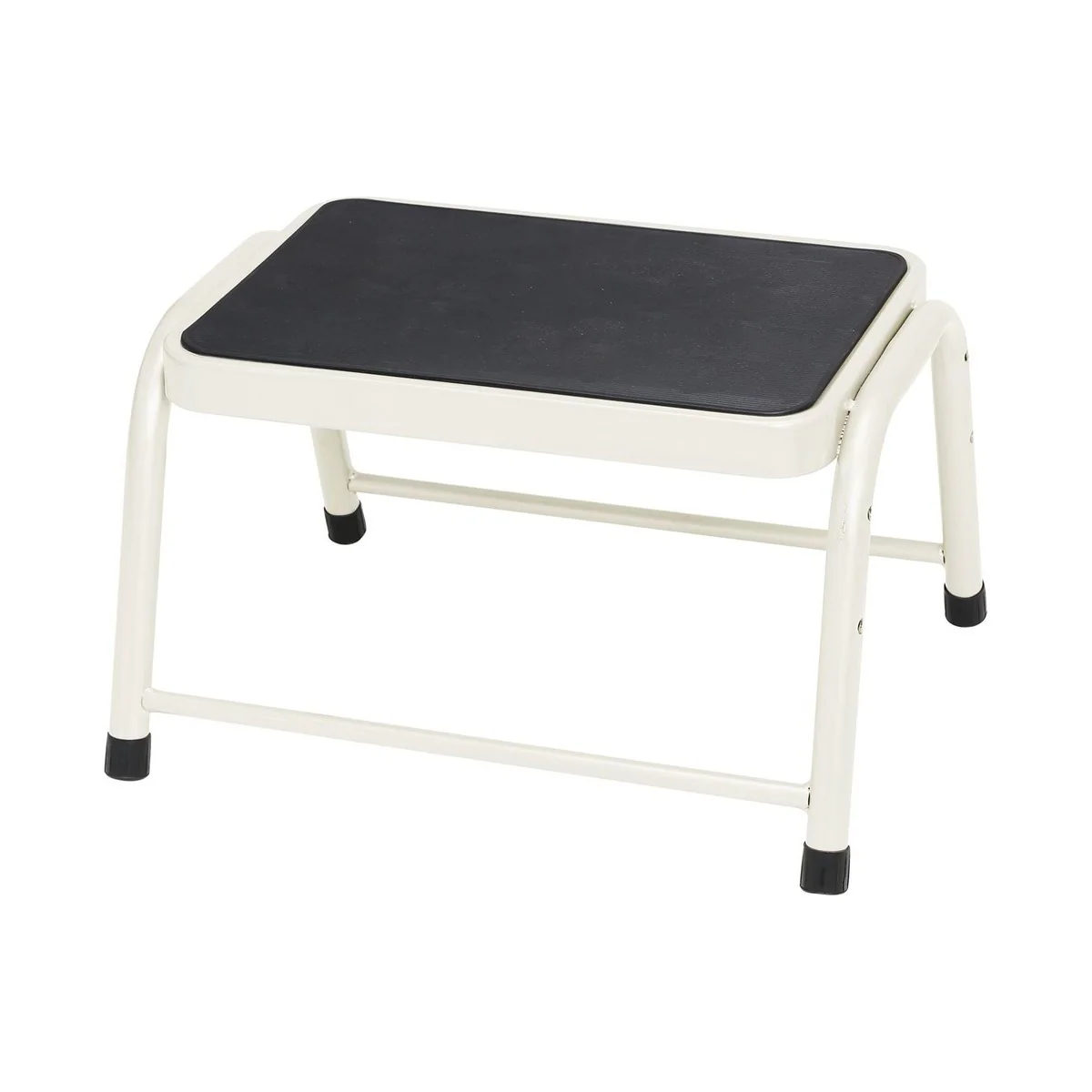 Single step in caravan white C020