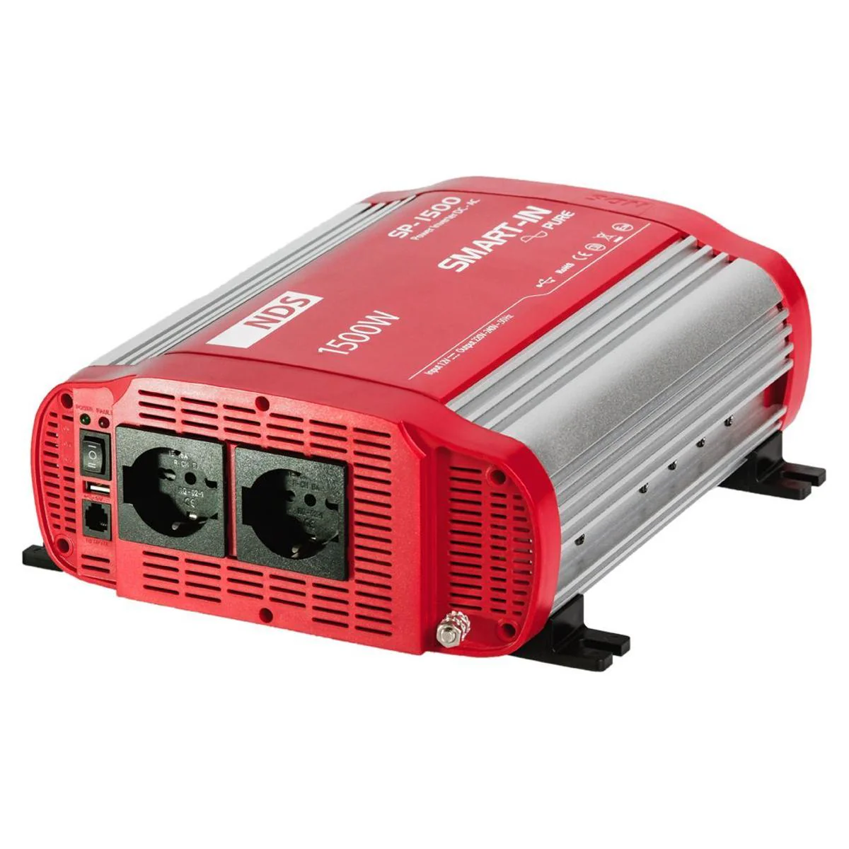 Smart In Pure Sine Wave 12V 1500W Inverter Reliable Inverter for Powering Hi