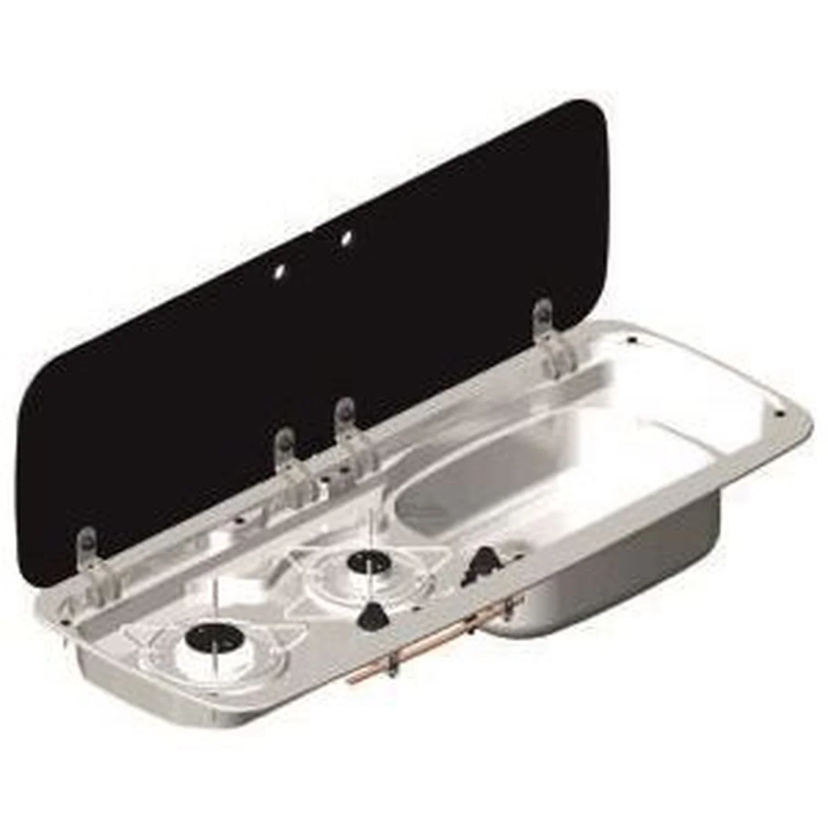 Smev 9222 Combi Rh Sink & Lid Angled 3/4" Waste 9600037324