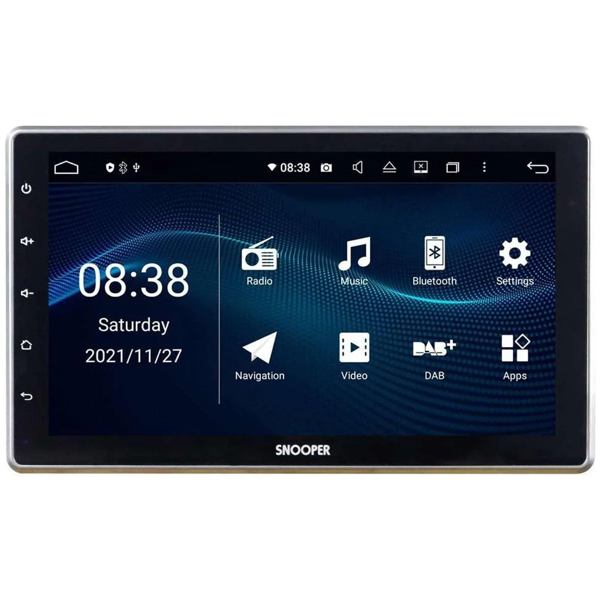 Snooper Multimedia Player with 10 1" Touchscreen and Smartphone Control for