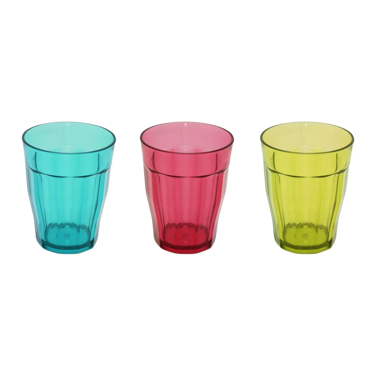 Soda Glass Assorted Colours (4) T0346M