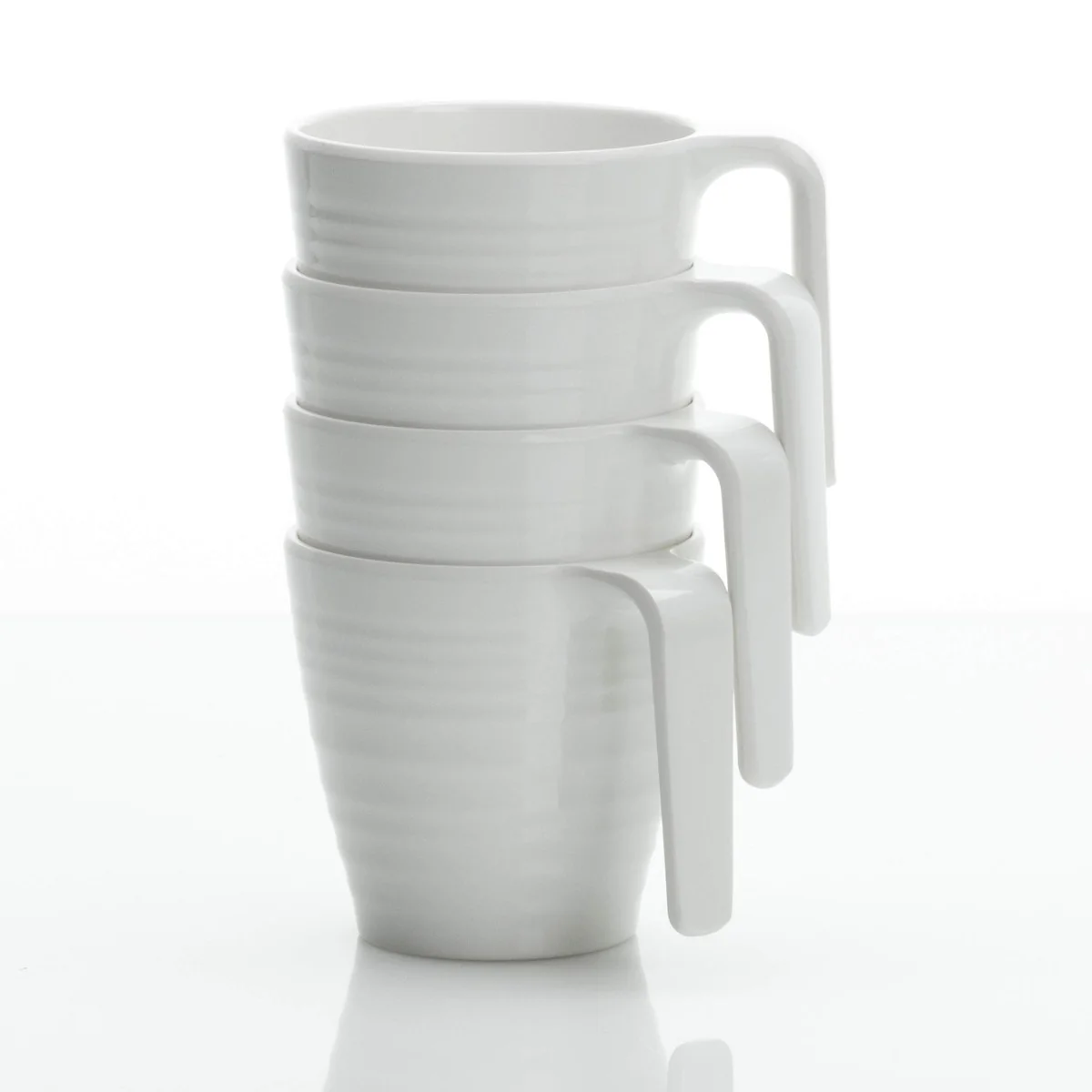 Soft White Stacking Mug (4) SW423 - Image 2
