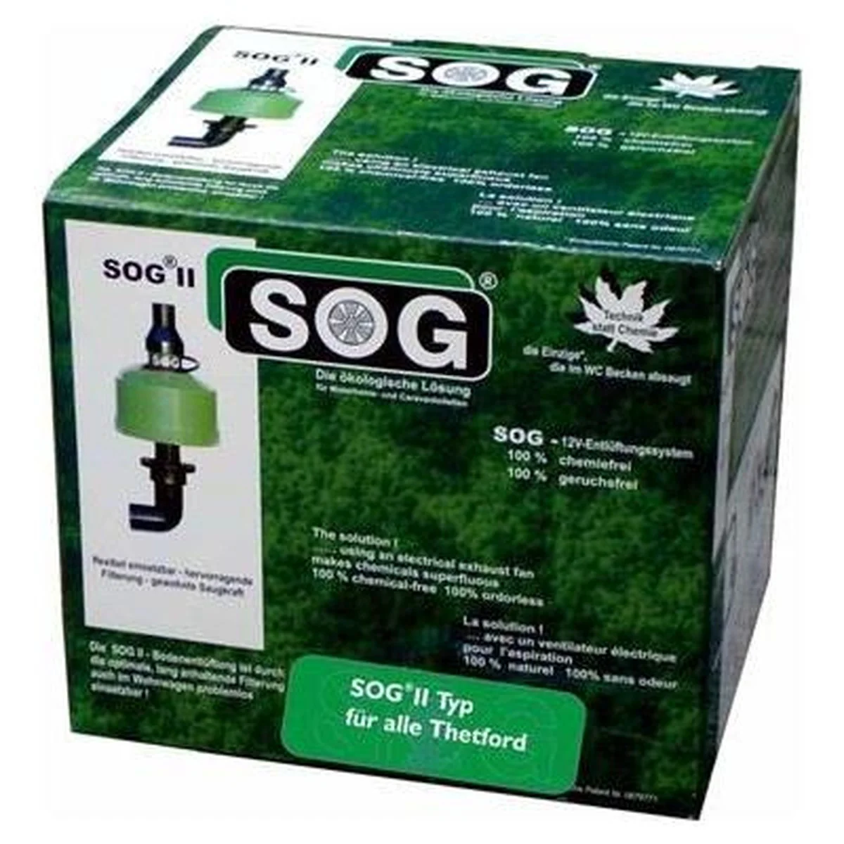Sog Ii Kit Type H For Thetford Cassette Toilet C220 Sanitation Waste 200280