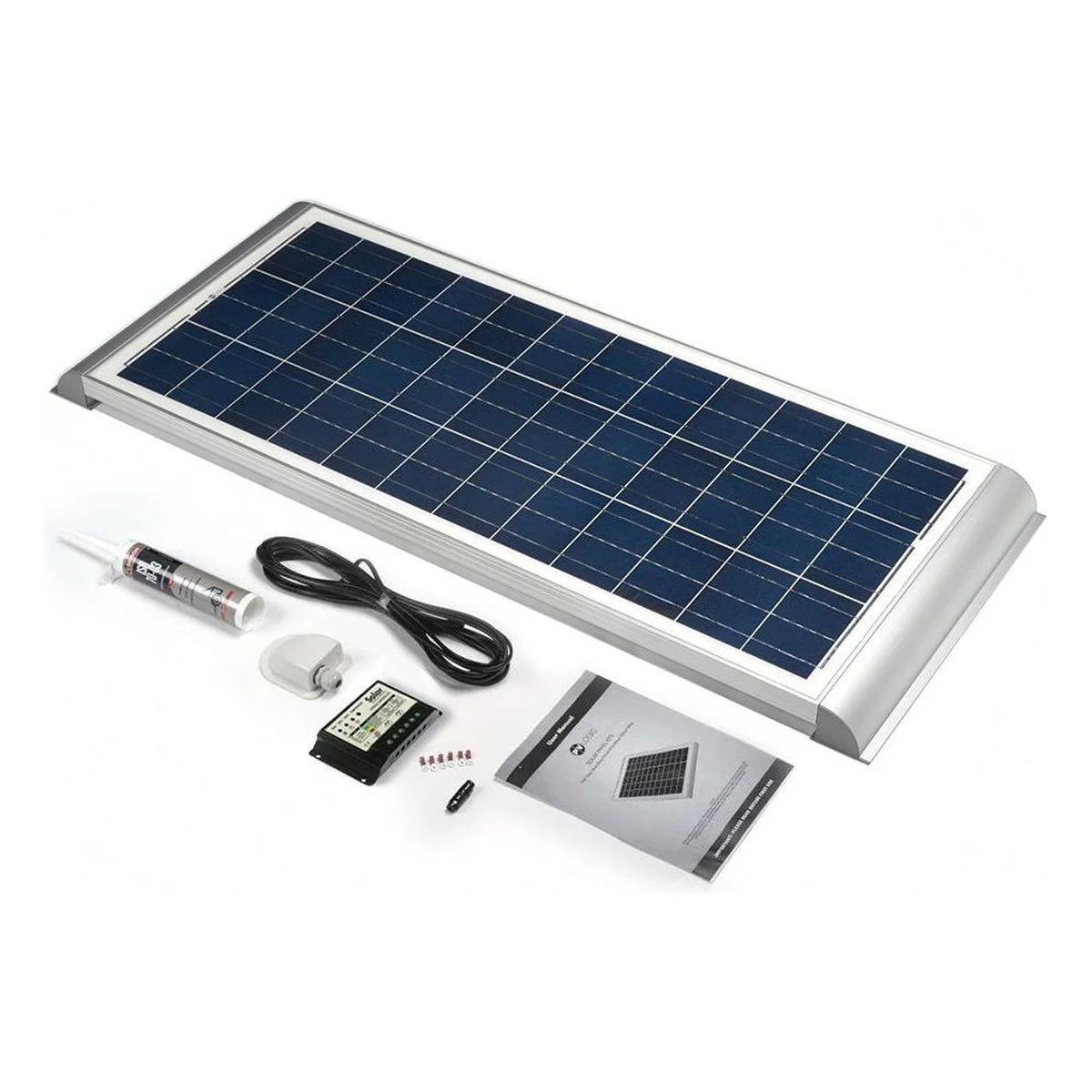 Solar Technology 80W Solar Panel With Aero Profile & Kit STPMH80AE
