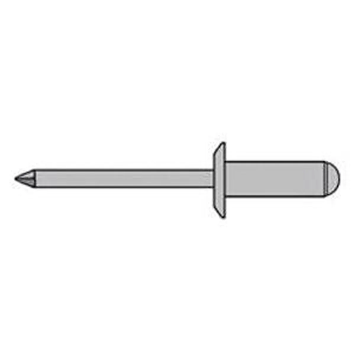 Steel Rivet 48X165Mm (3/16X5/8) (100) PRS5