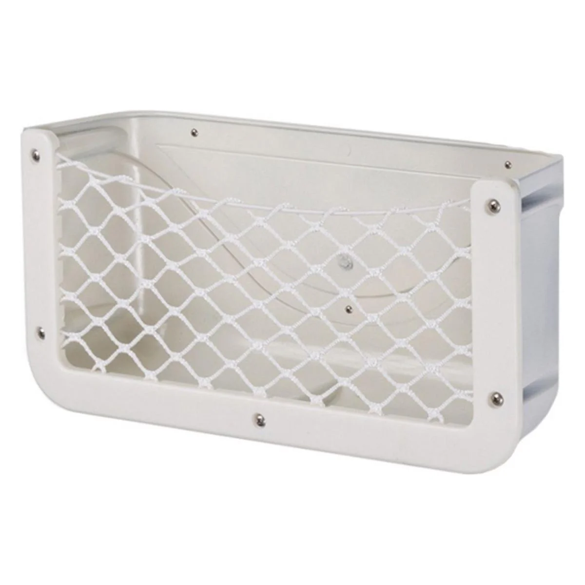 Storage Pocket White White Rubber Net