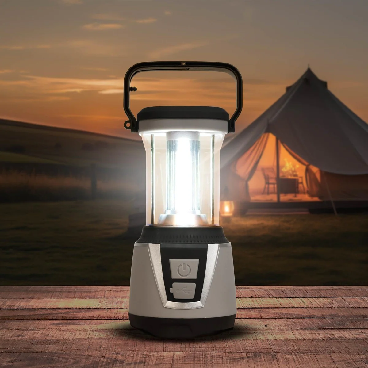 Streetwize 3W COB LED Rechargeable Camping Lantern - Image 8