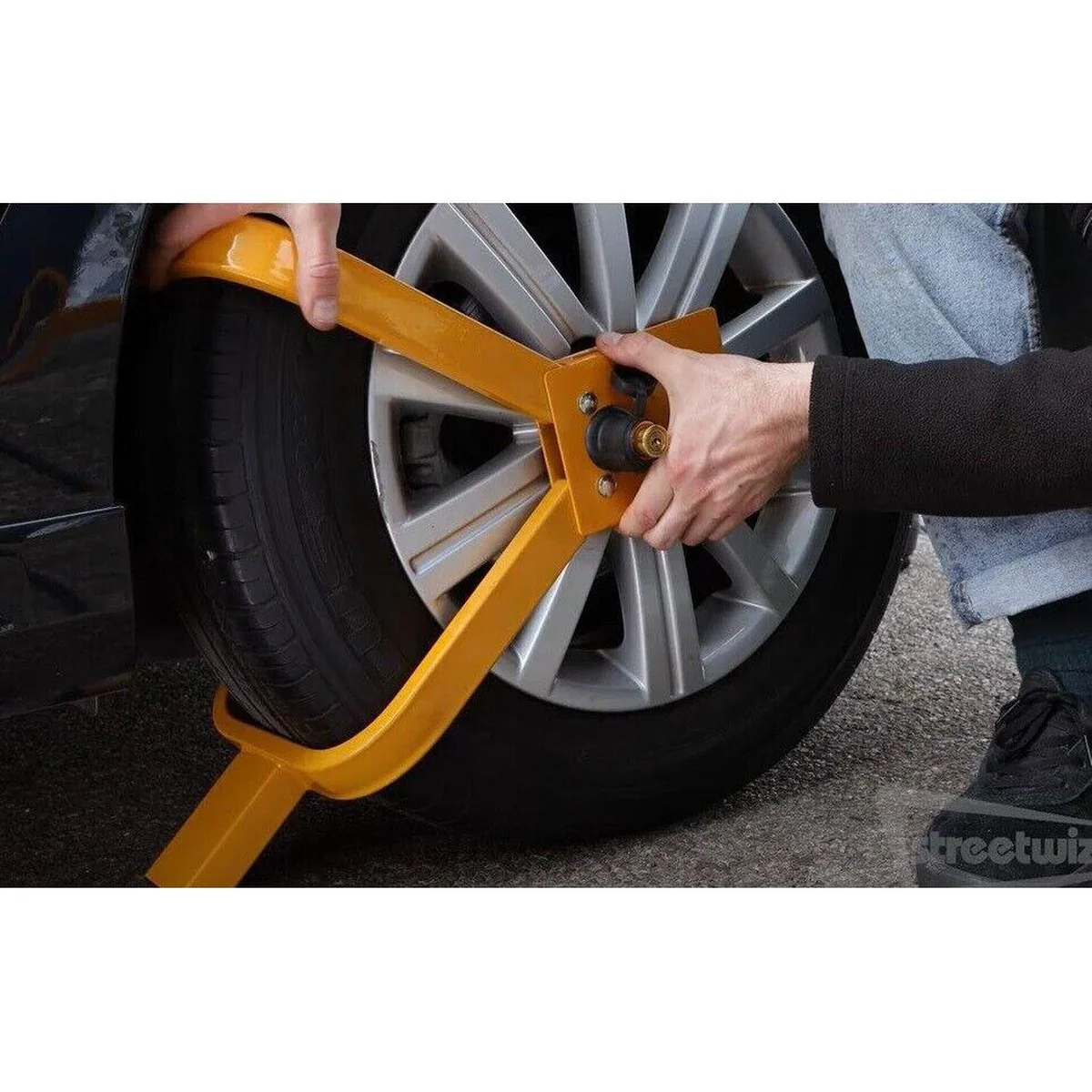 Streetwize Security Anti Theft Wheel Clamp Lock 13" - 17" - Image 3