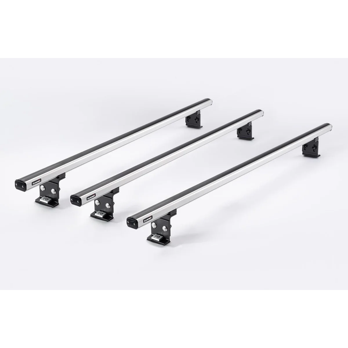 Summit Commercial 3 x Aluminium Fixed Point Roof Bars Rack 1.5m SULC-010