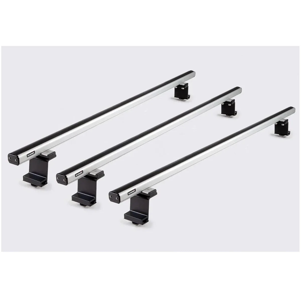 Summit Commercial 3 x Aluminium Fixed Point Roof Bars Rack 1.5m SULC-012