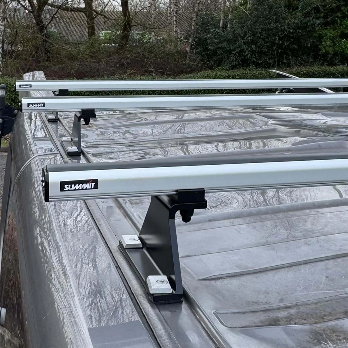 Summit Commercial 3 x Aluminium Fixed Point Roof Bars Rack 1.5m SULC-013 - Image 5