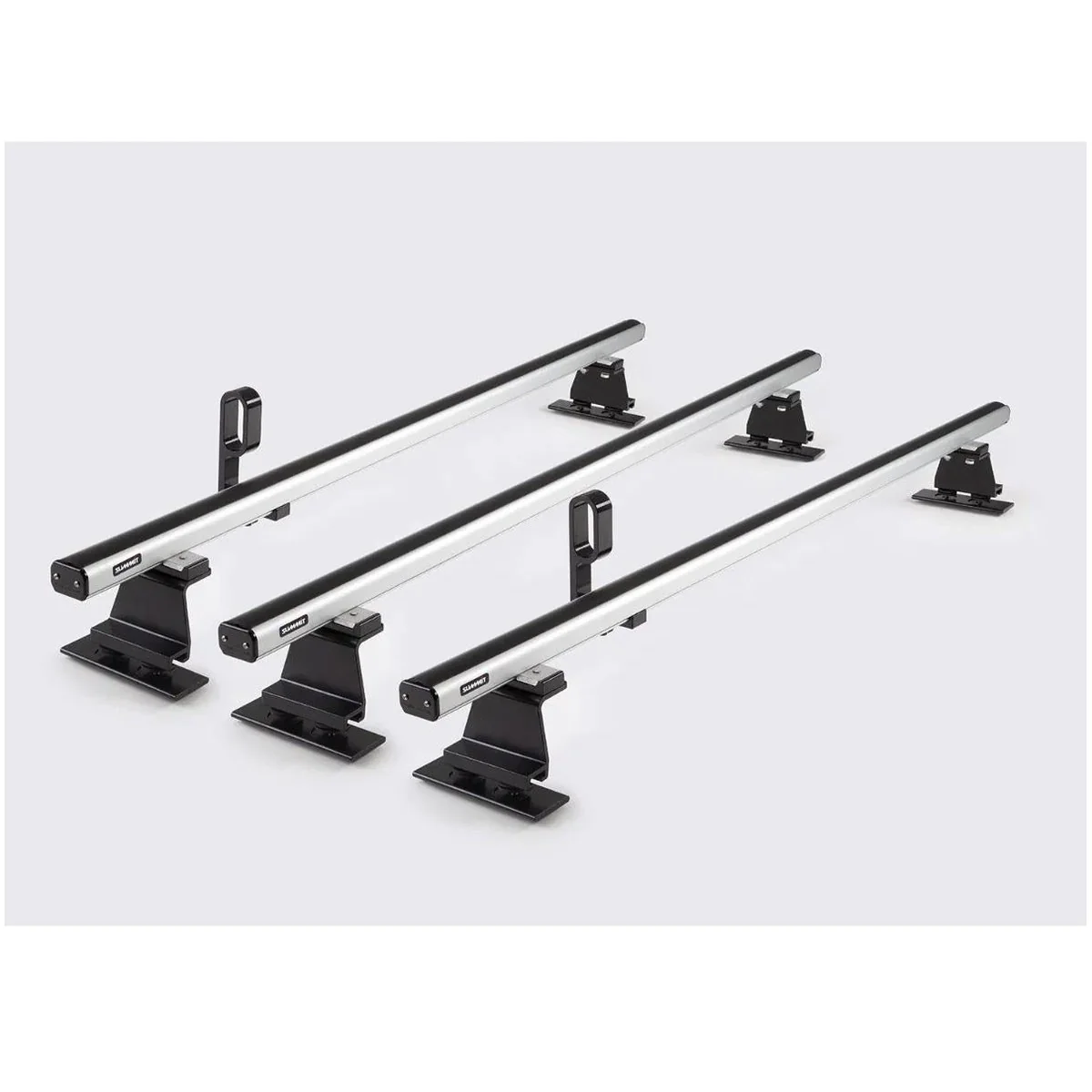 Summit Commercial 3 x Aluminium Fixed Point Roof Bars Rack 1.5m SULC-014 - Image 3