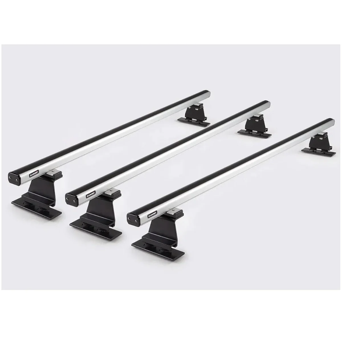 Summit Commercial 3 x Aluminium Fixed Point Roof Bars Rack 1.7m SULC-015