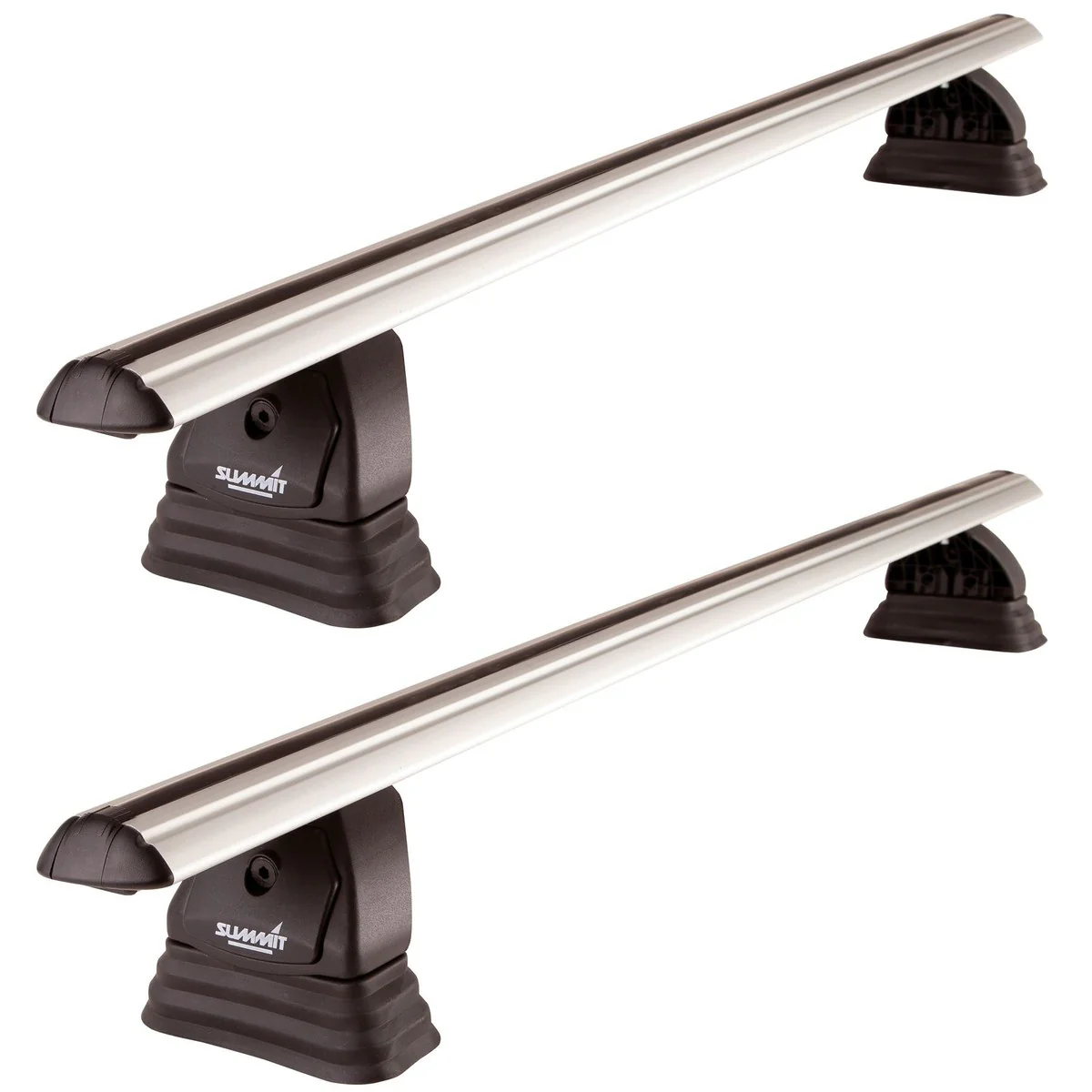 Summit Premium Roof Tent Compatible Aluminium Multi-Fit Roof Bar System SURT-006 1.15m Fix Point