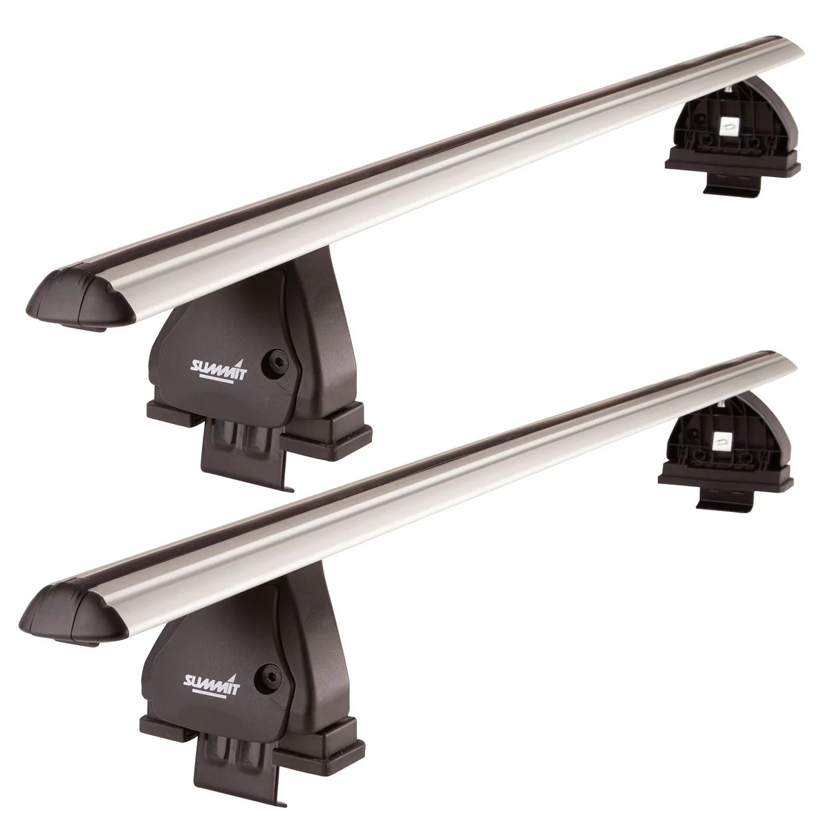 Summit Premium Roof Tent Compatible Aluminium Multi-Fit Roof Bar System SURT-027 1.15m Std Foot