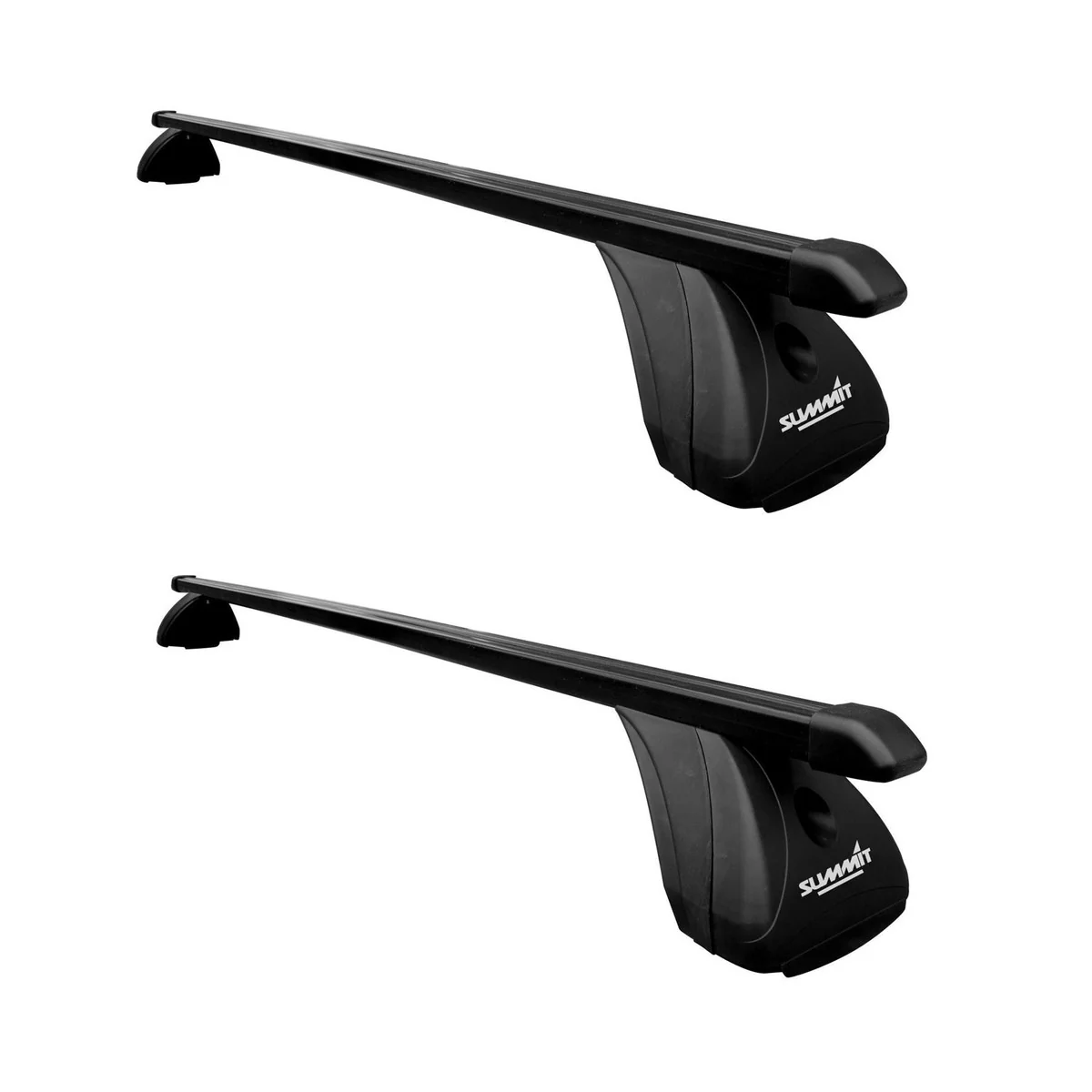 Summit Premium Steel Standard Roof Multi-Fit Roof Bars, Lockable, 1.2m, 2 Bar System