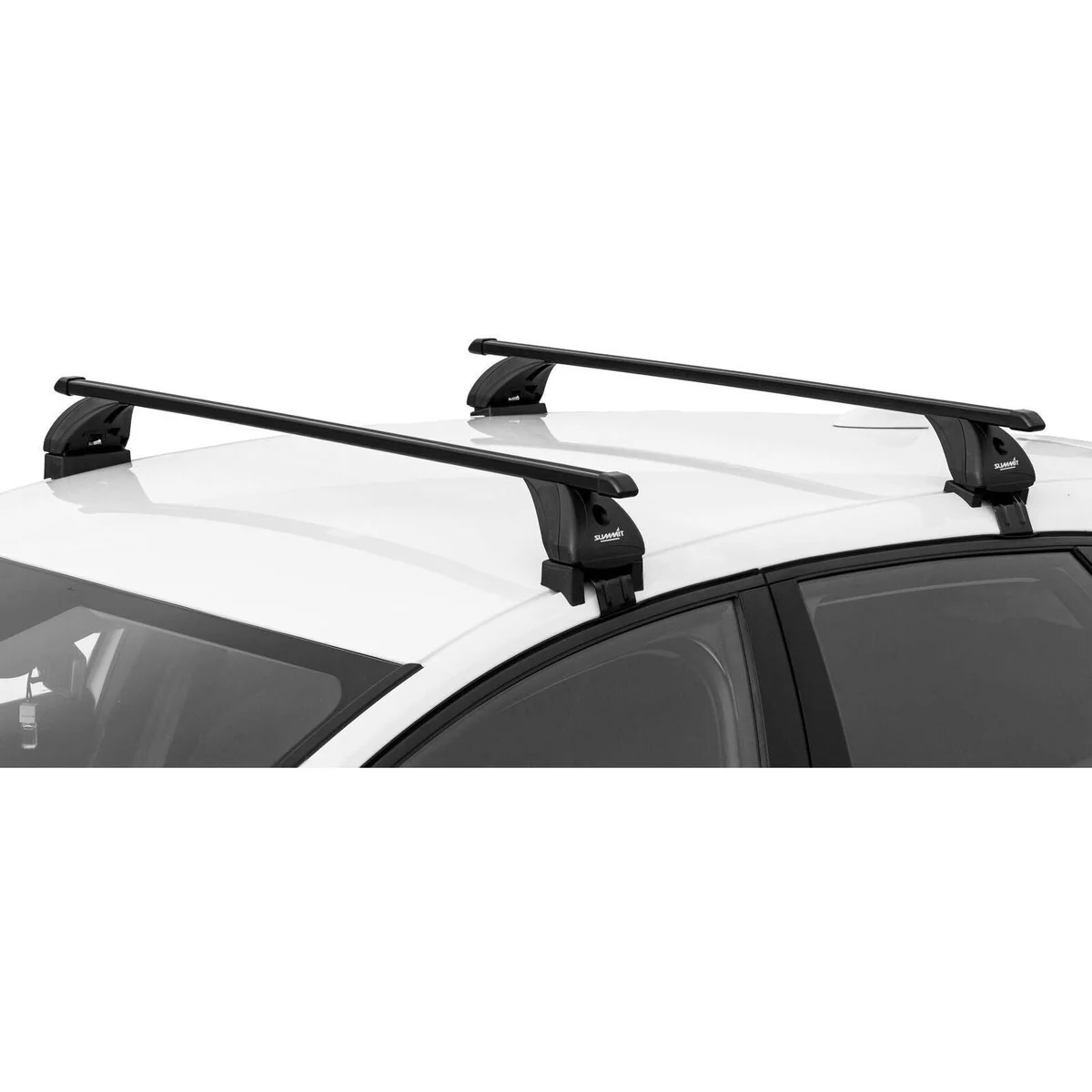 Summit Premium Steel Standard Roof Multi-Fit Roof Bars, Lockable, 1.2m, 2 Bar System - Image 3