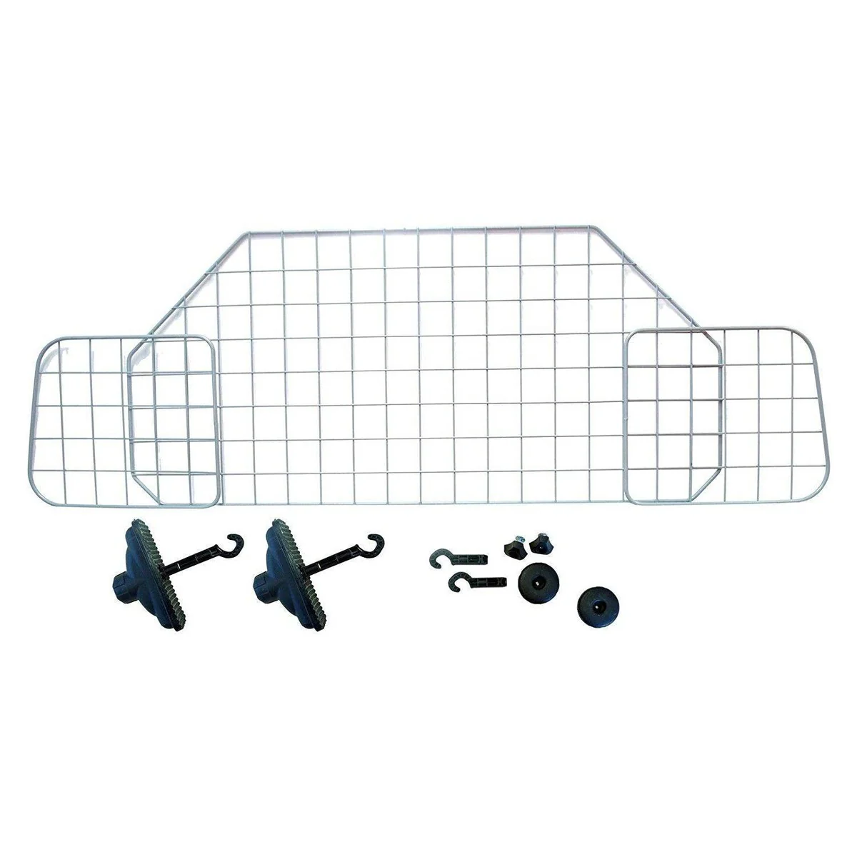 Summit Silver Metal Car Safety Wire Mesh Headrest Dog Guard Adjustable Barrier - Image 5
