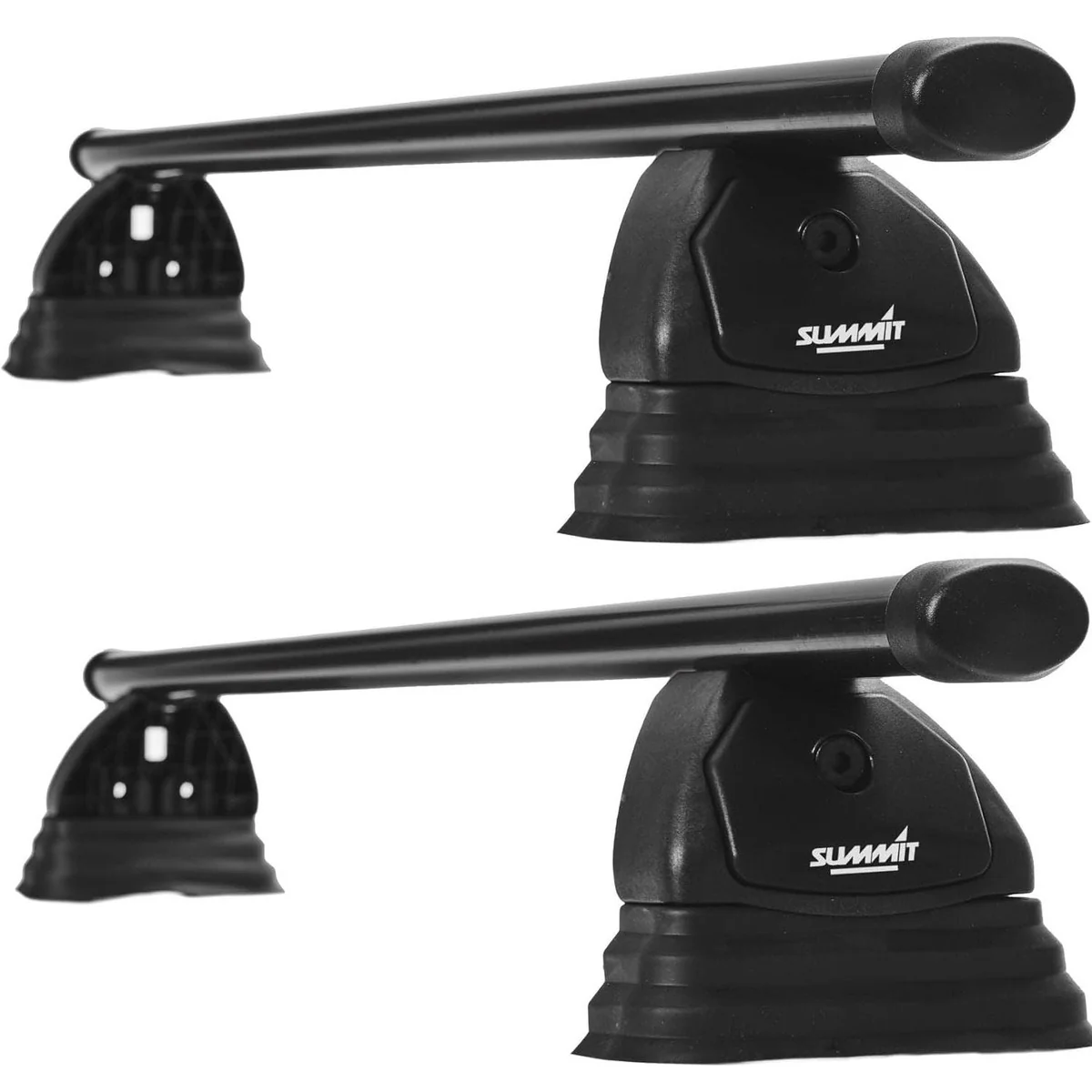 Summit SUP-006  Premium Multi Fit Roof Bars, Black Steel, Set of 2