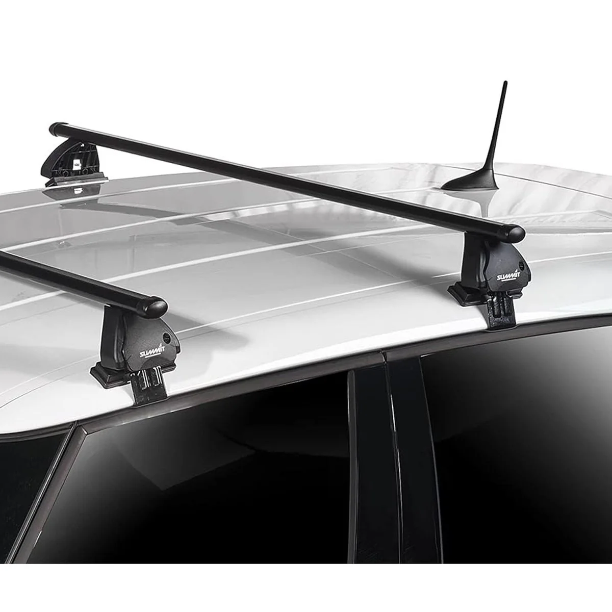 Summit SUP-067  Premium Multi Fit Roof Bars, Black Steel, Set of 2 - Image 2