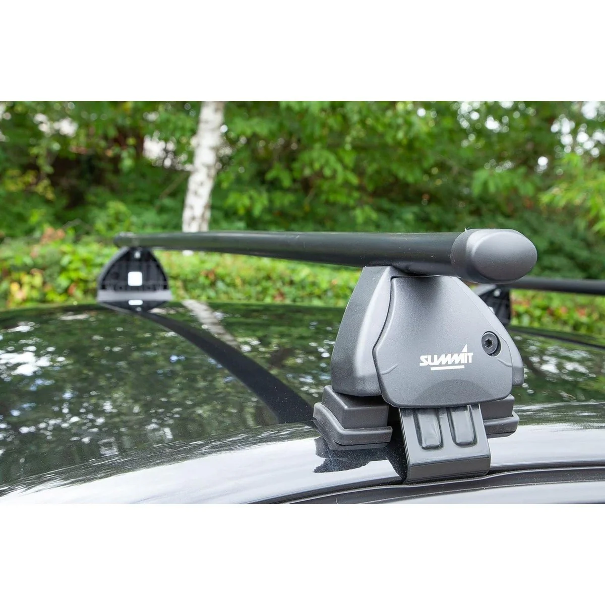 Summit SUP-092  Premium Multi Fit Roof Bars, Black Steel, Set of 2 - Image 7