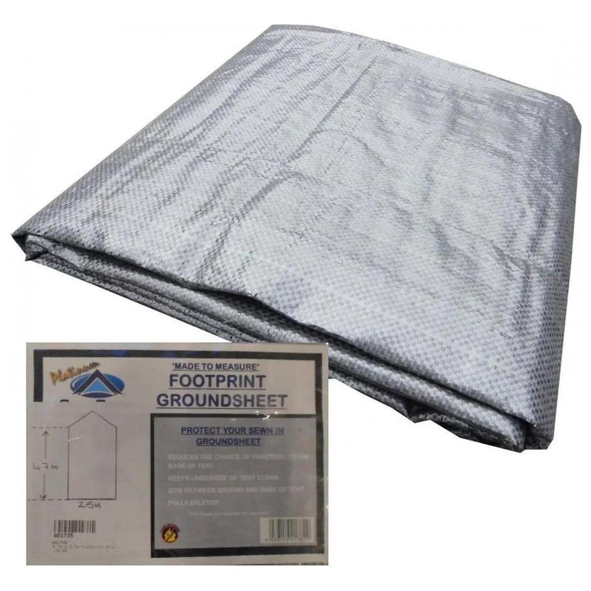Groundsheet Footprint Sunncamp 260 Breathable Awning - Swift, Ultima & Dash 260 x 240cm
