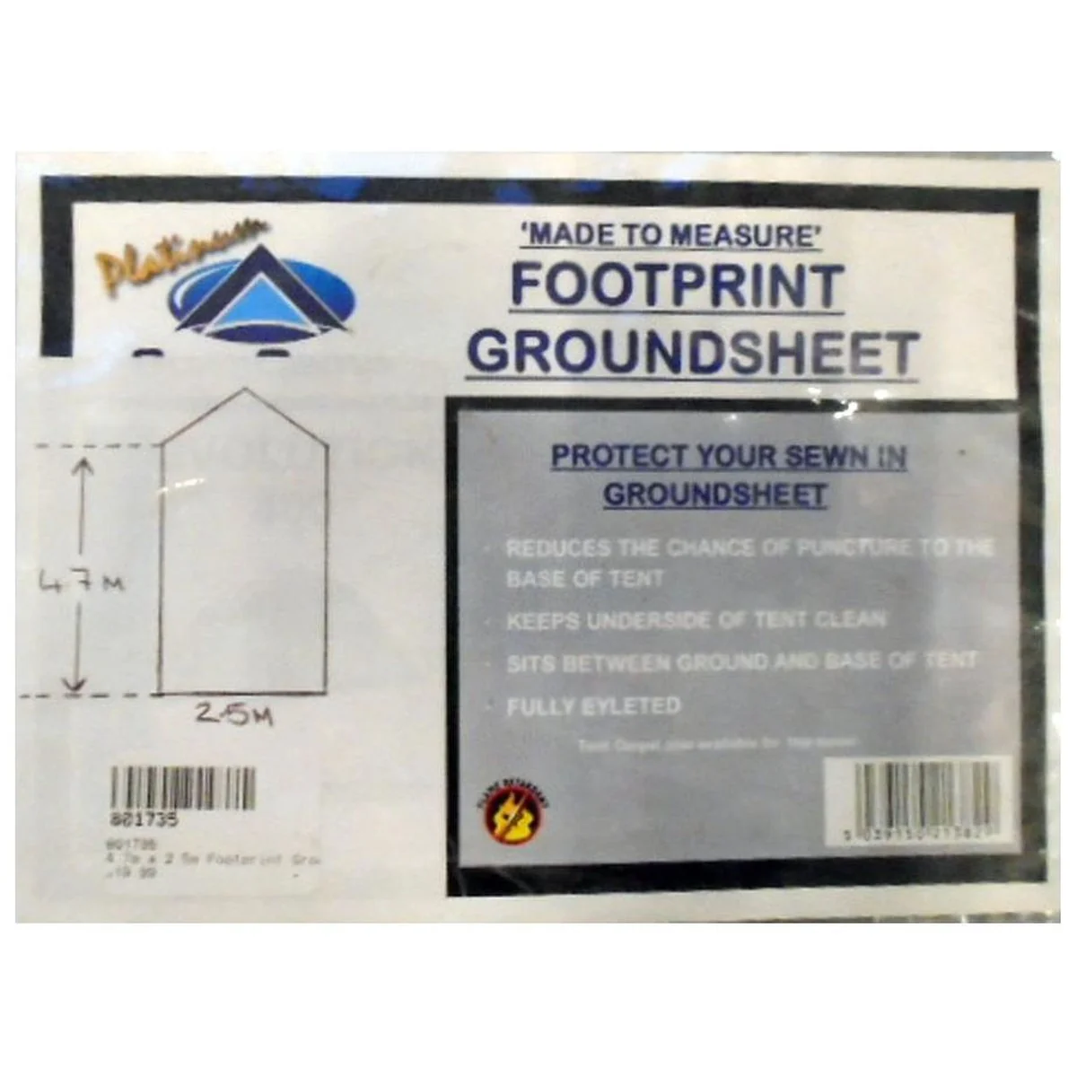 Groundsheet Footprint Sunncamp 300 Breathable Awning 300 x 240cm - Image 2