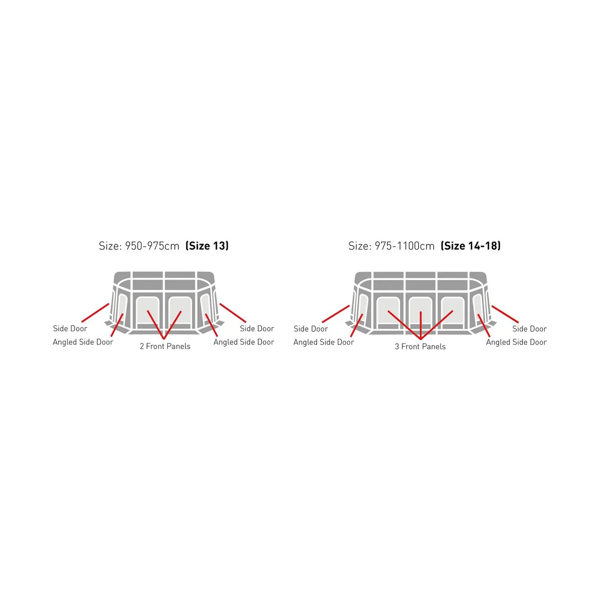 Sunncamp Icon Air Inflatable Caravan Awning Size 13-18 - Image 7