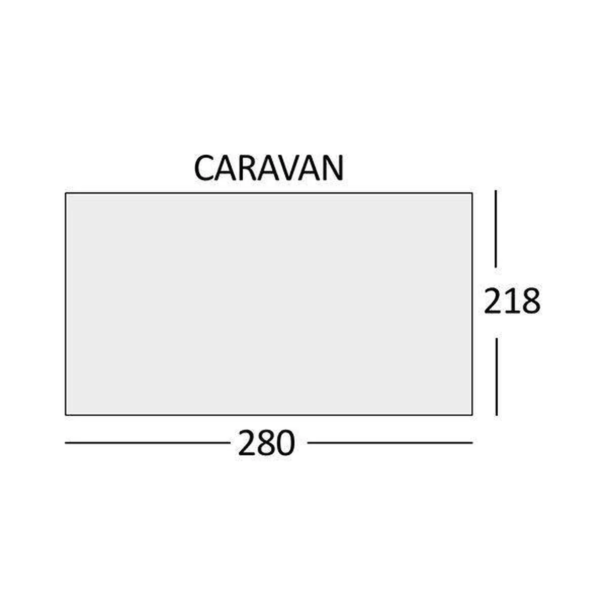 Sunncamp SunnShield Sun Shield 280cm Caravan Sun Canopy 2022 Model - Image 2