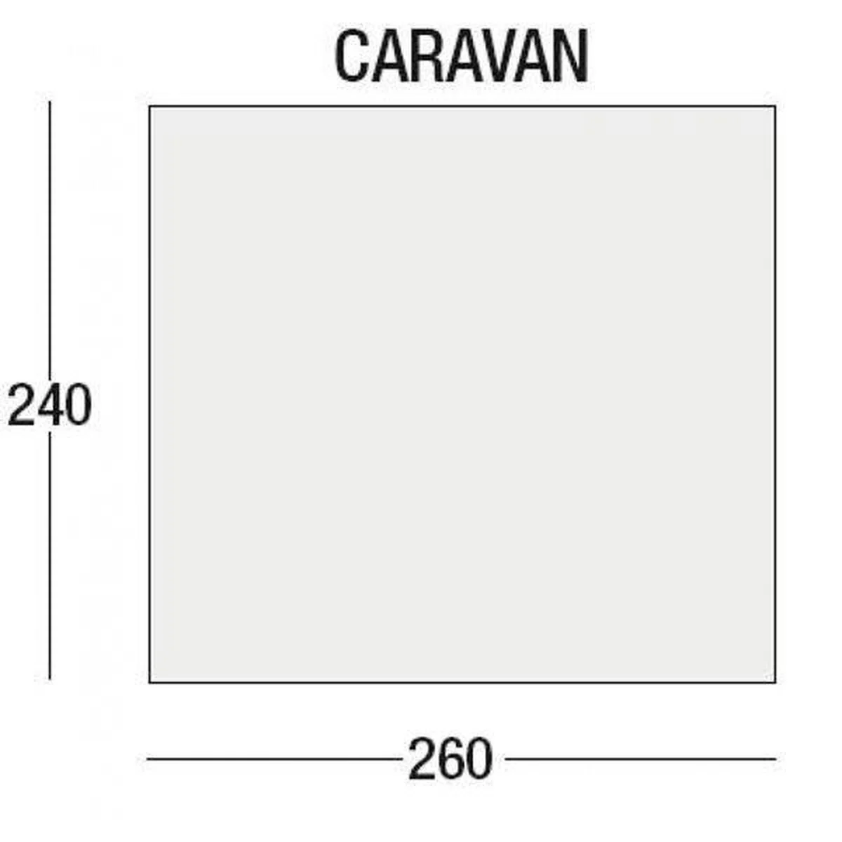 Sunncamp Swift 260 Canopy Caravan Sun Awning Open Porch Front 2022 Model - Image 4