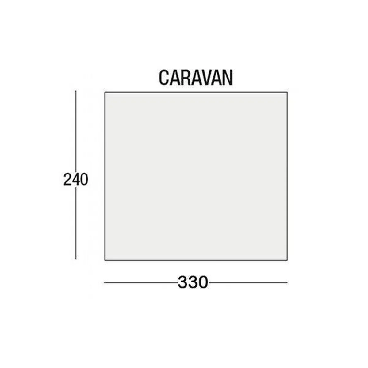 Sunncamp Swift Grey 330 Lightweight Caravan Awning Sun Canopy - Image 4