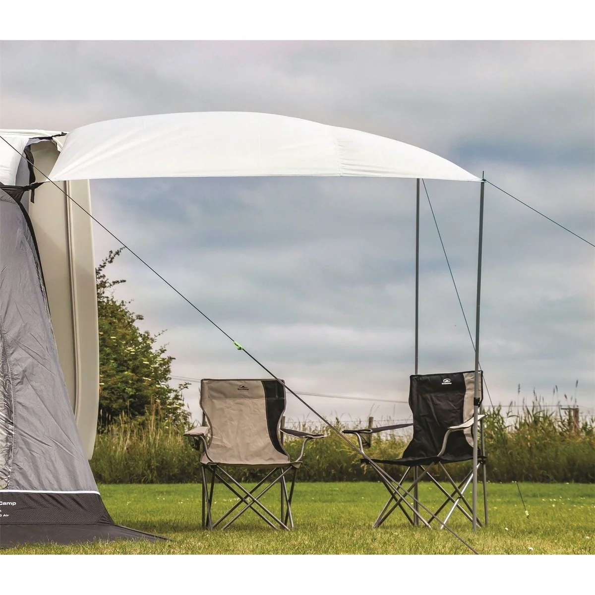SunnCamp Swift 390 SC Grey Caravan Poled Awning SF2064 - Image 3