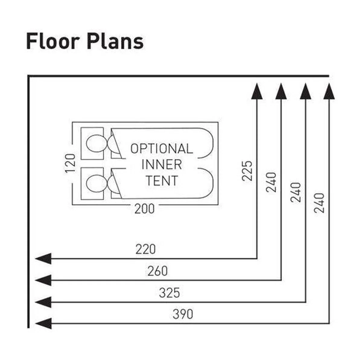 SunnCamp Swift Air SC 220 Caravan Porch Awning Inflatable Blow-Up 2022 Model - Image 8