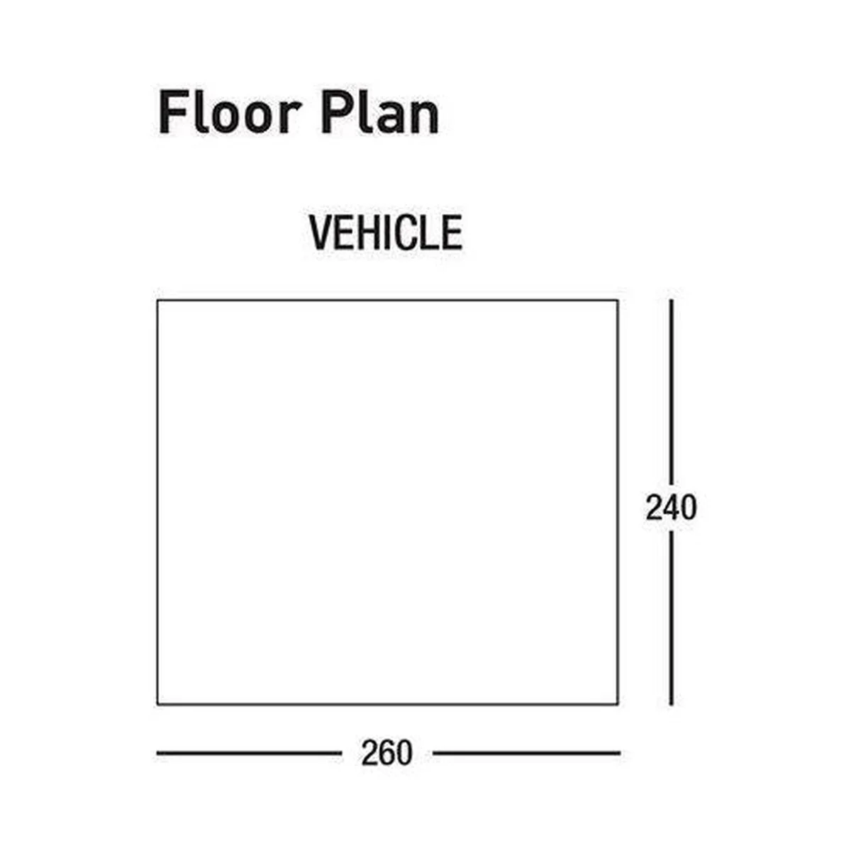 SunnCamp Swift Verao 260 Low (185-200cm) VW T5 T6 T6.1 Campervan Awning - Image 7