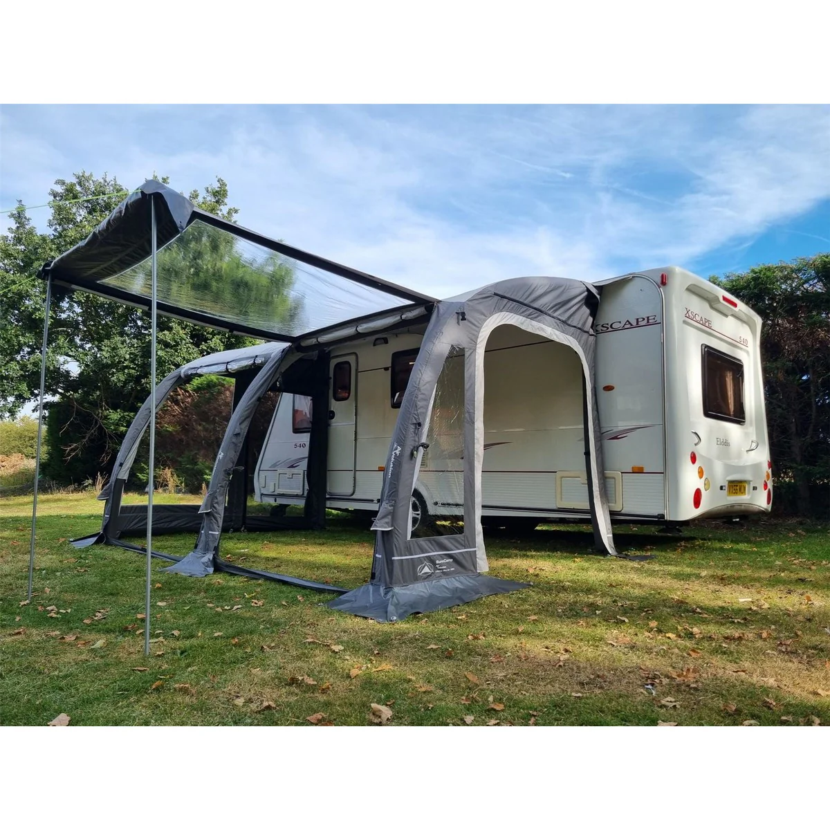 Sunncamp Ultima Pro 390 Caravan Air Awning Dual Beading & Height System - Image 5