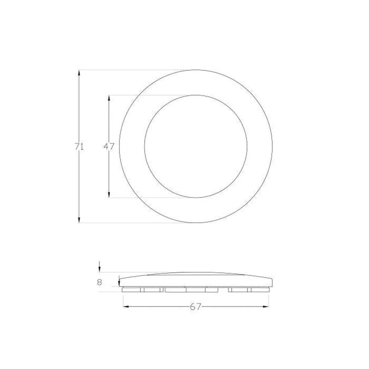 Surface Mounted Ceiling Spot Light Hts253 Chrome - 3000K - Image 2