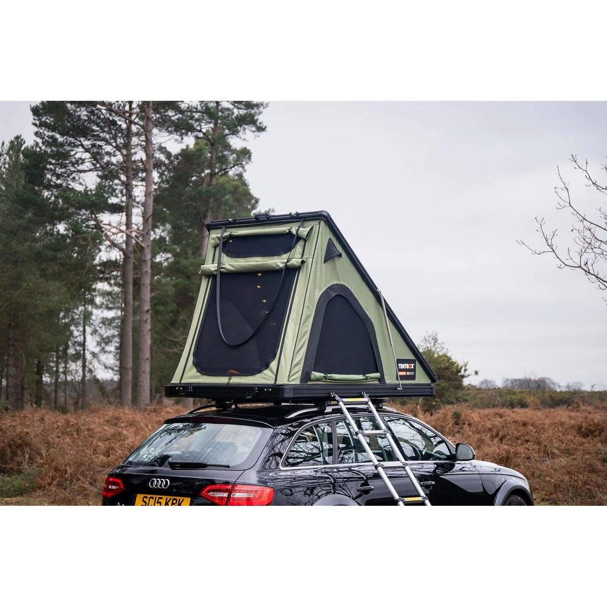 TentBox Cargo 2.0 (Forest Green) 2 Person Roof Tent - Image 8