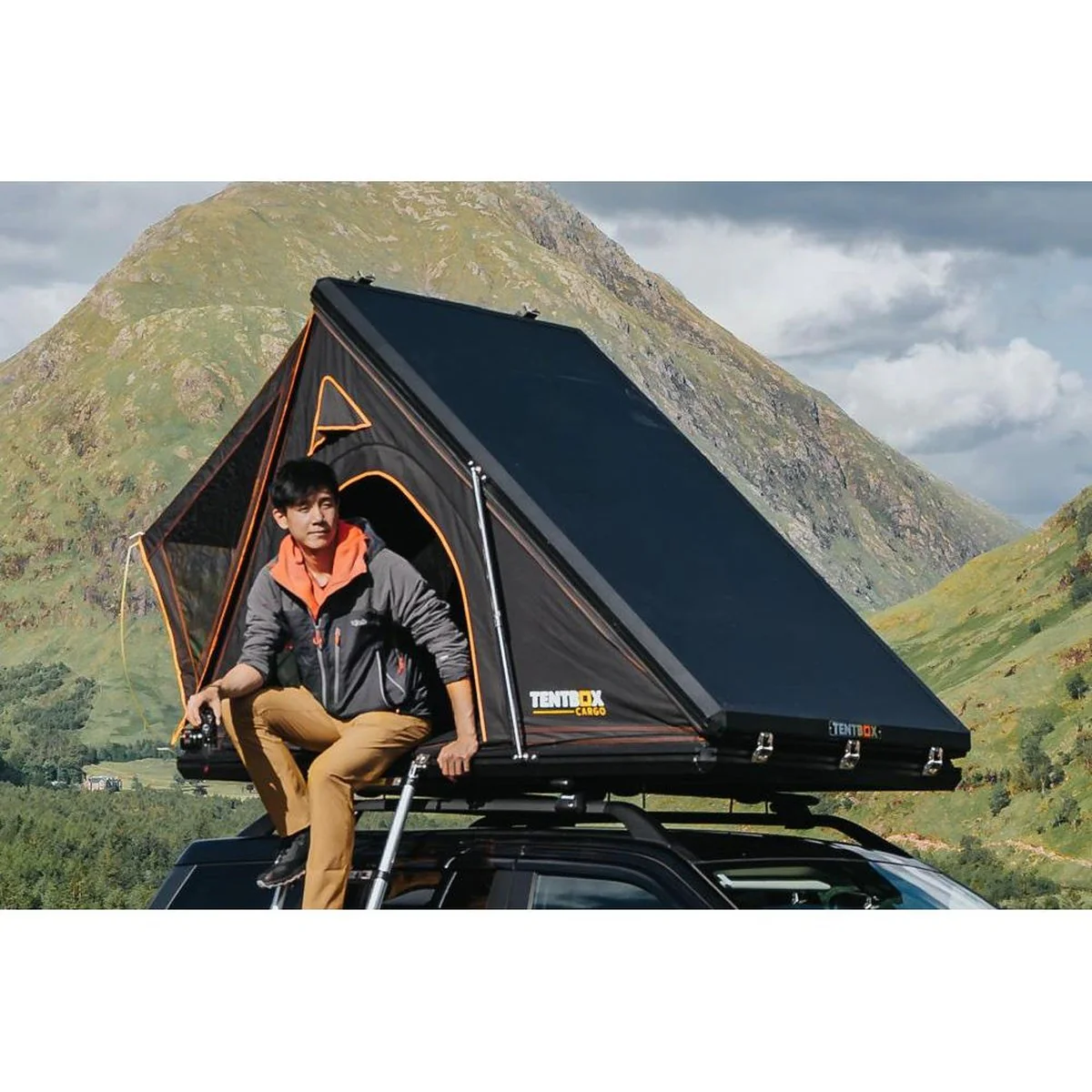 TentBox Cargo (Black Edition) 2 Person Roof Tent - Image 7